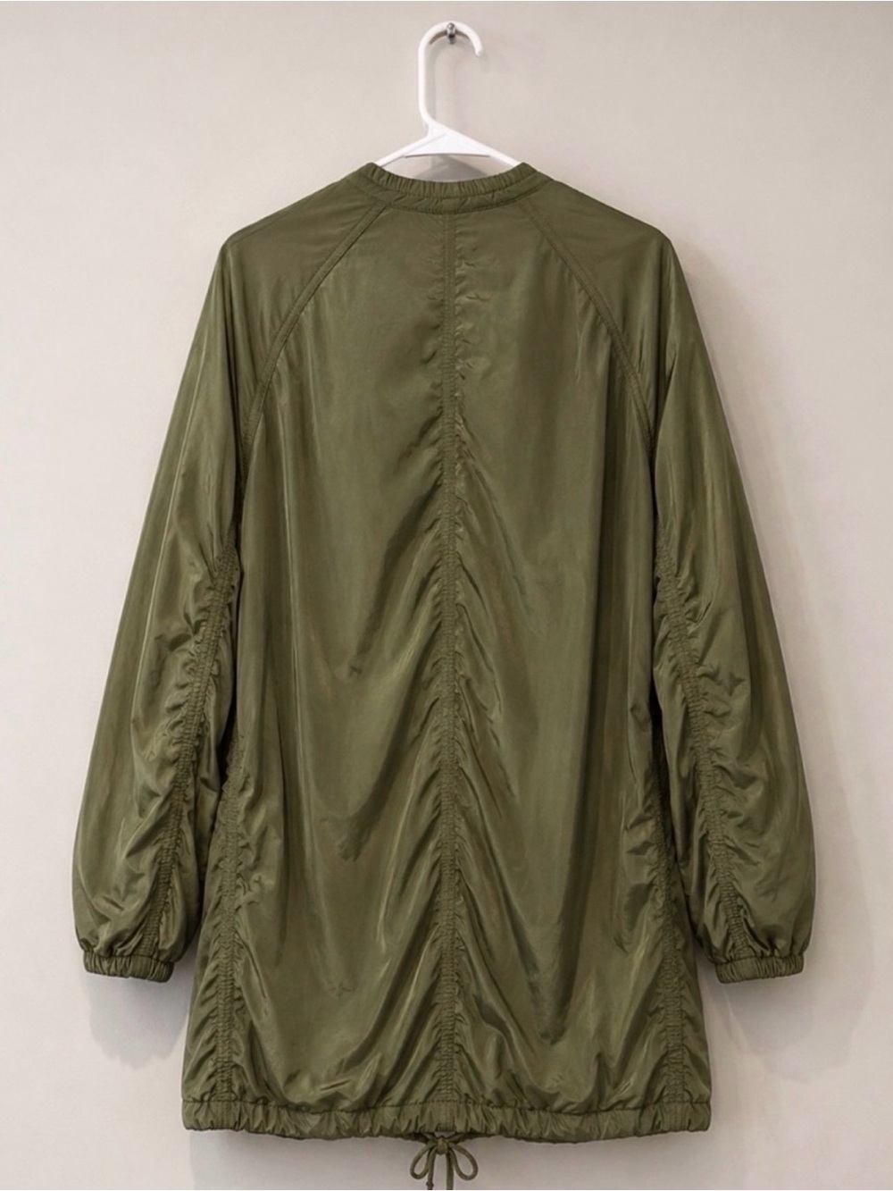 FREE PEOPLE Wayfarer Green Cocoon Bomber Jacket Size S - Picture 7 of 11
